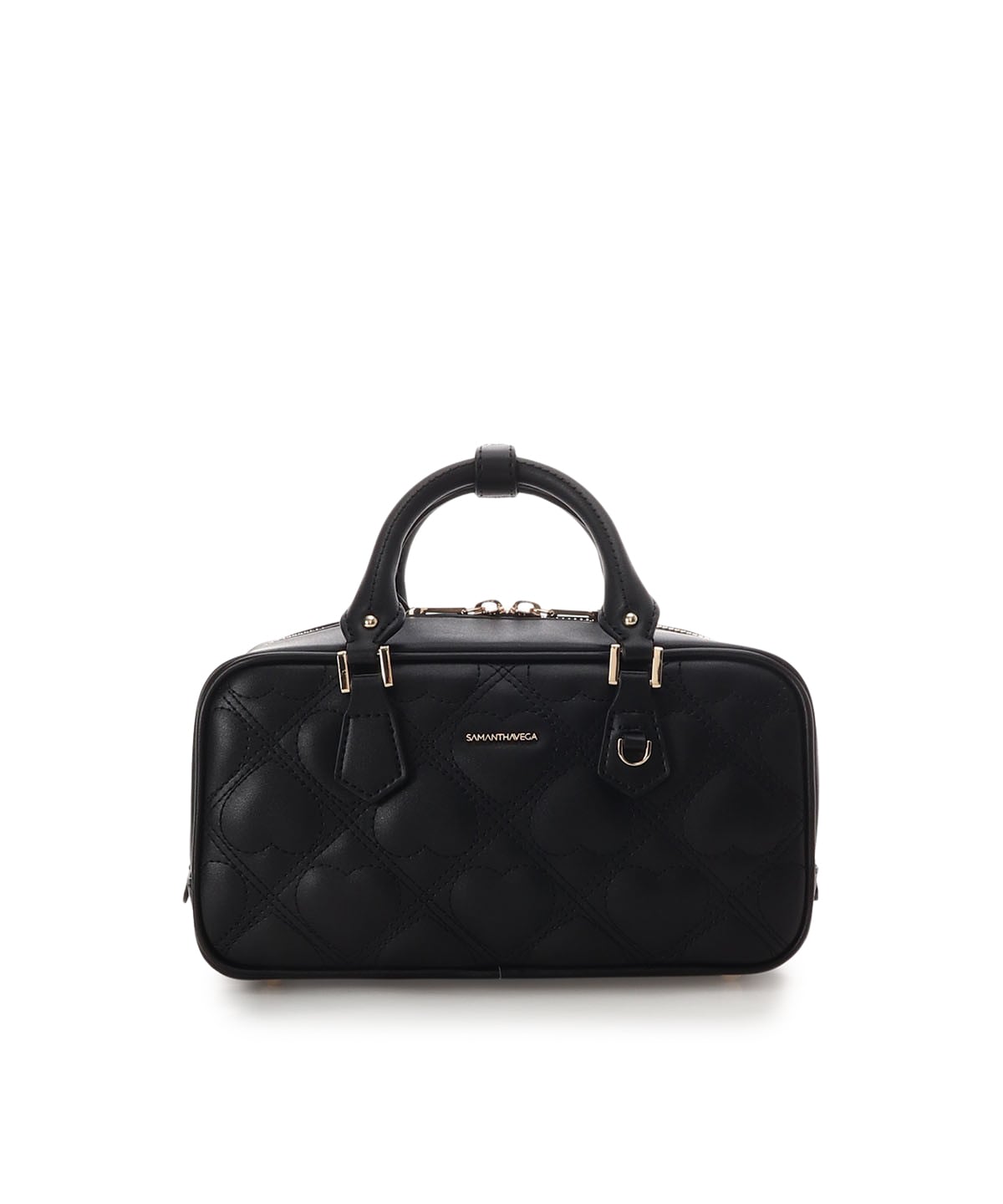 ハートキルトショルダーバッグ(FREE ブラック): SAMANTHAVEGAサマンサ