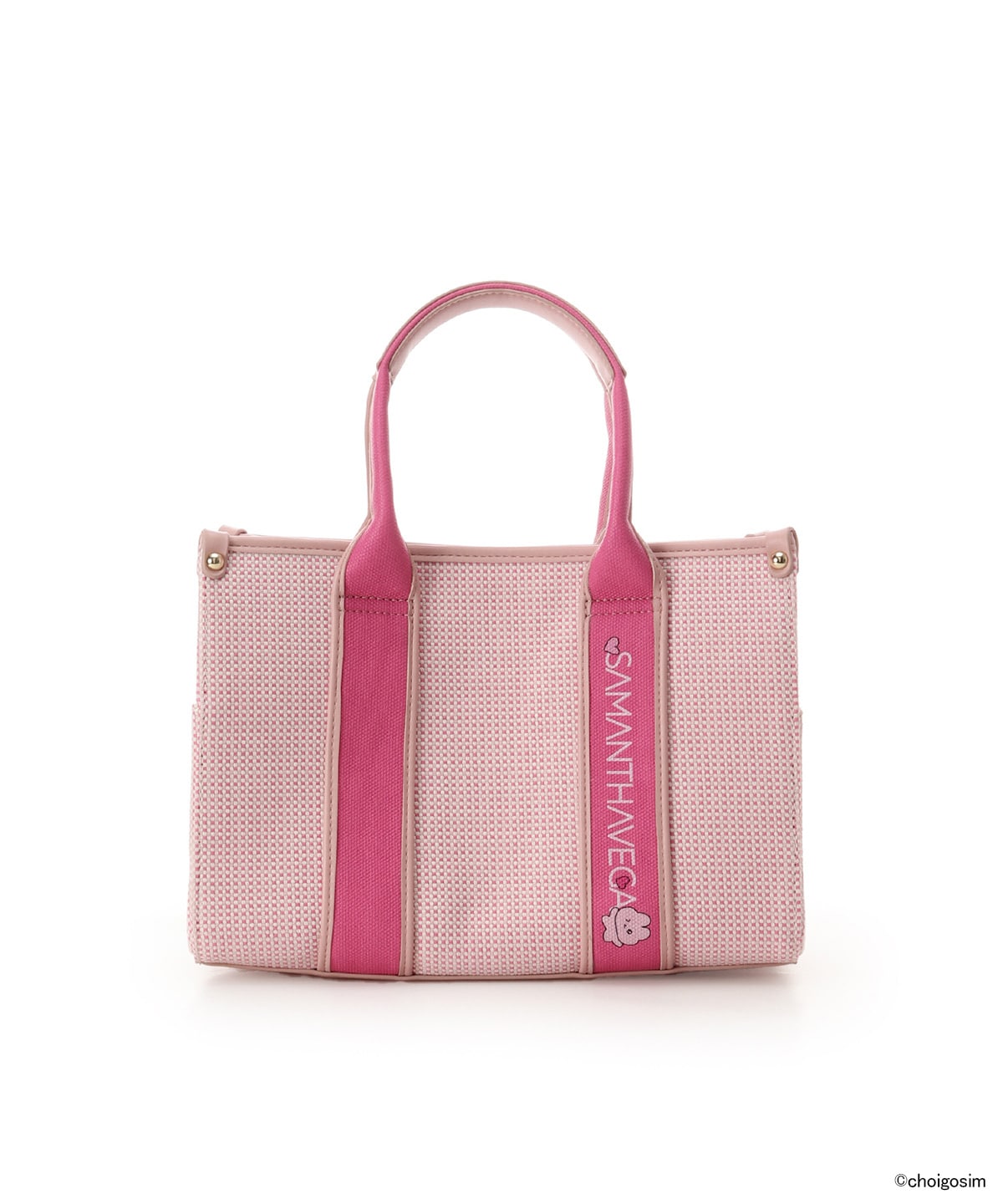 チェゴシム×SAMANTHAVEGA 「うさゴシム」ロゴテープバッグ(FREE ピンク