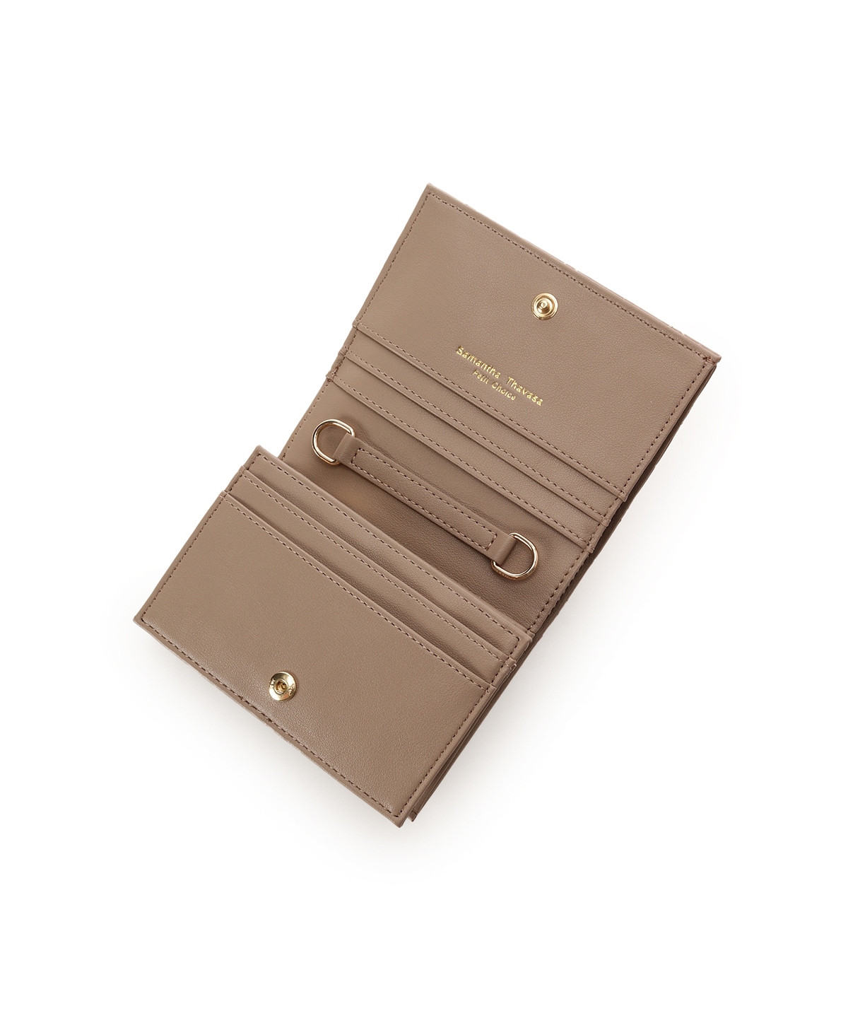 ハートキルト ミニ財布(FREE グレージュ): Samantha Thavasa Petit