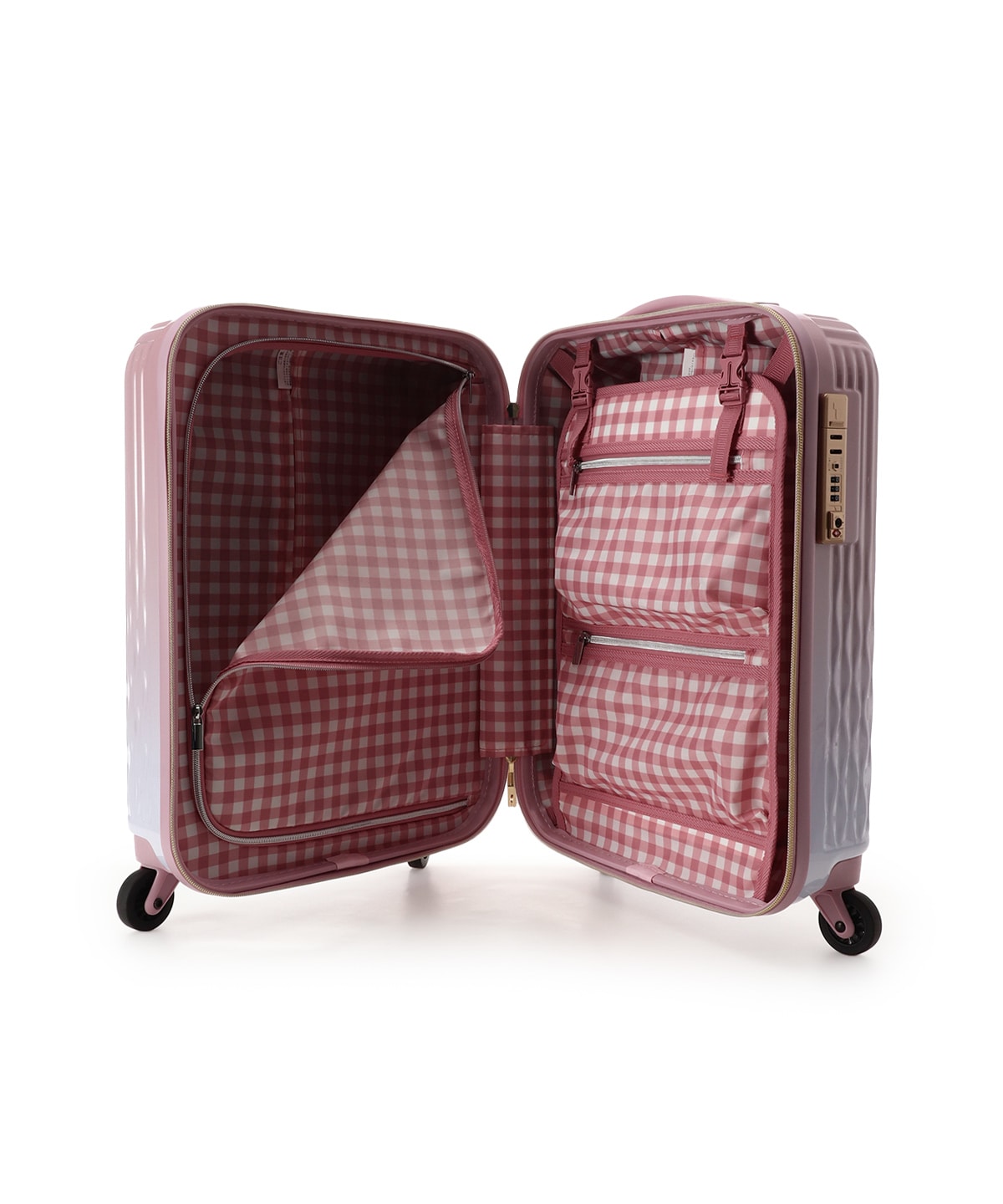 ピンクグラデーションキャリーケース（32L）(FREE ピンク