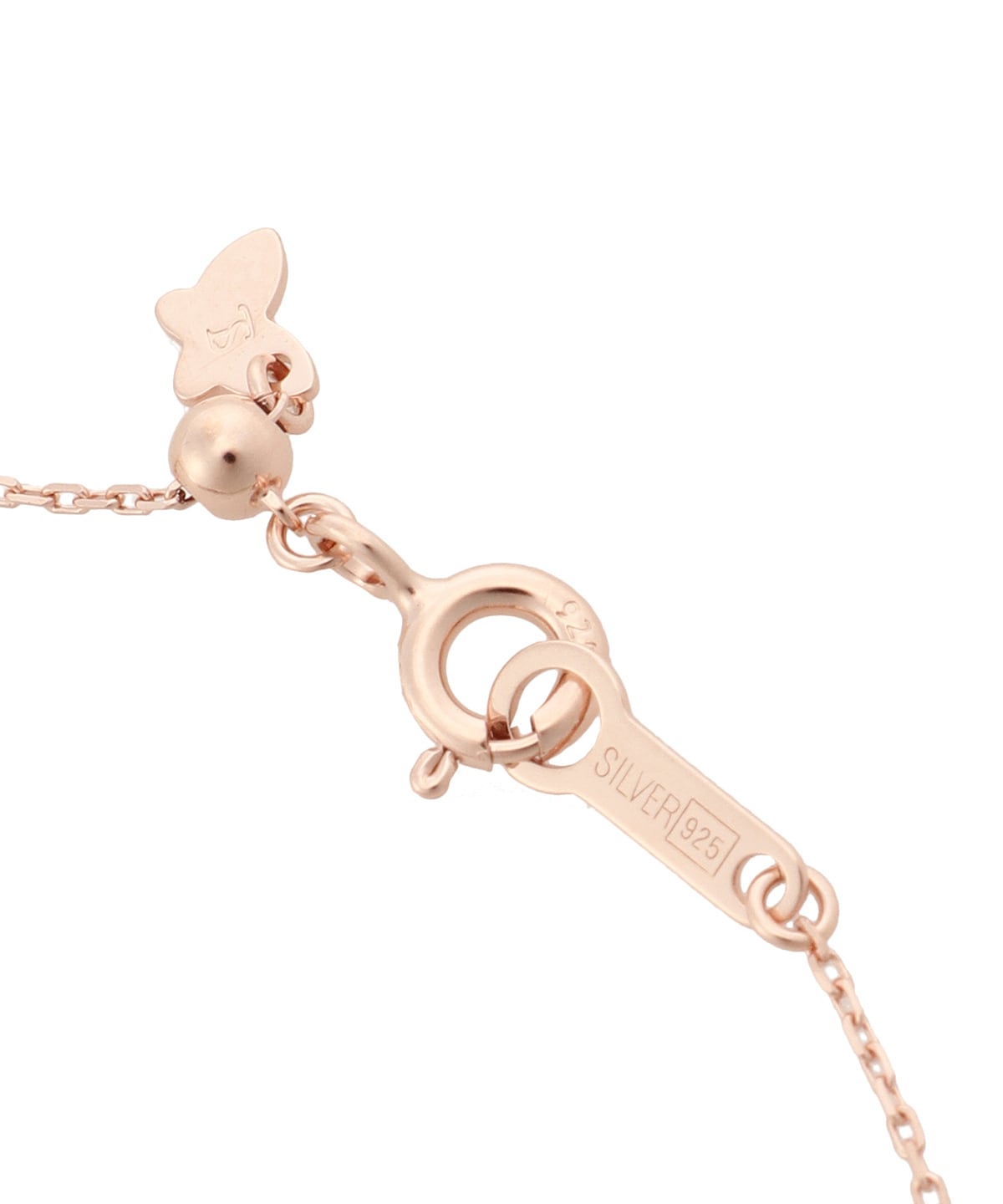 フラワーモチーフバンド ブレスレット(18cm SILVER PGメッキ