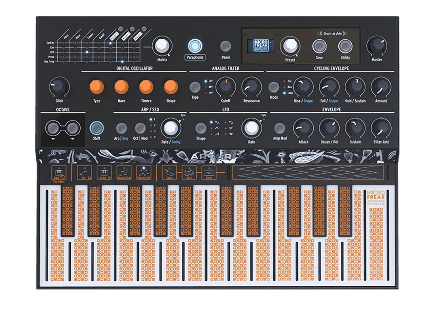 Buy sasku Arturia MicroFreak Experimental Hybrid Synthesizer | Sam