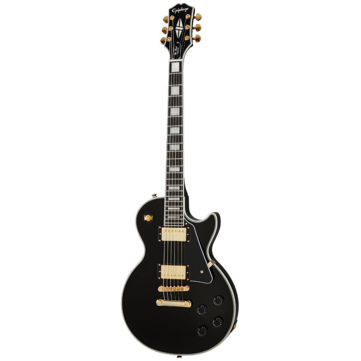 Buy sasku Epiphone Les Paul Custom Electric Guitar Ebony | Sam Ash