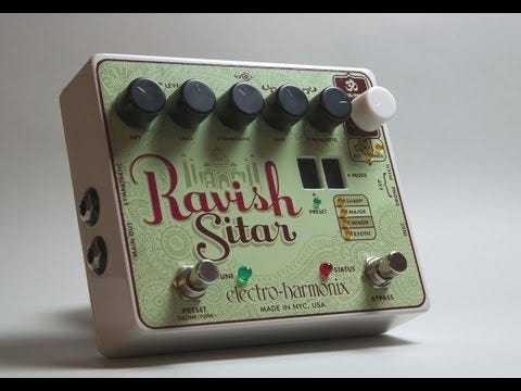 Buy sasku Electro-Harmonix Ravish Sitar Effect Pedal | Sam Ash Music