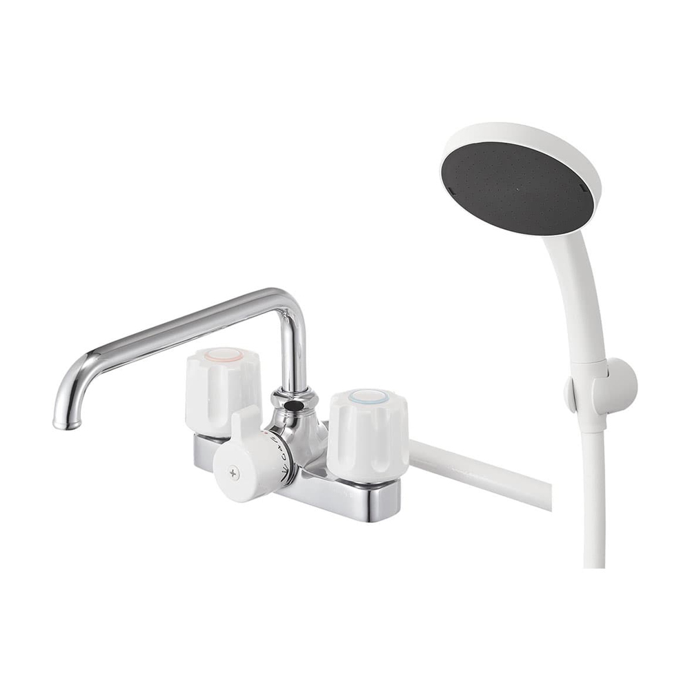 ツーバルブデッキシャワー混合栓 | 商品のご案内 | SANEI｜デザイン性