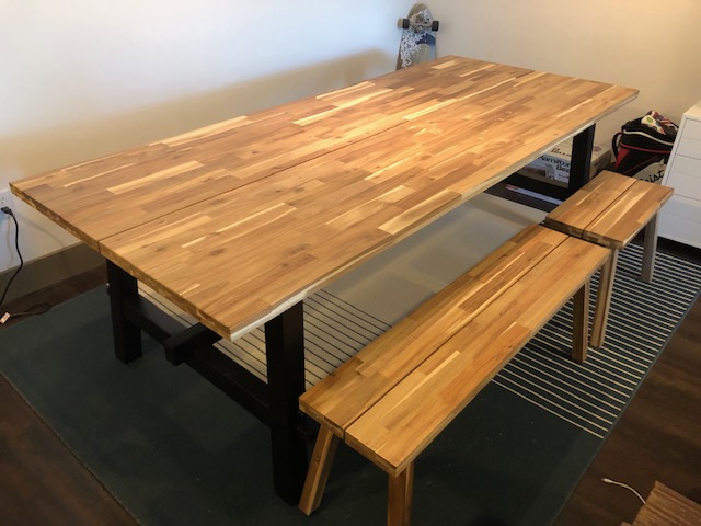 サンディエゴタウン - クラシファイド[IKEA SKOGSTA Dining table and