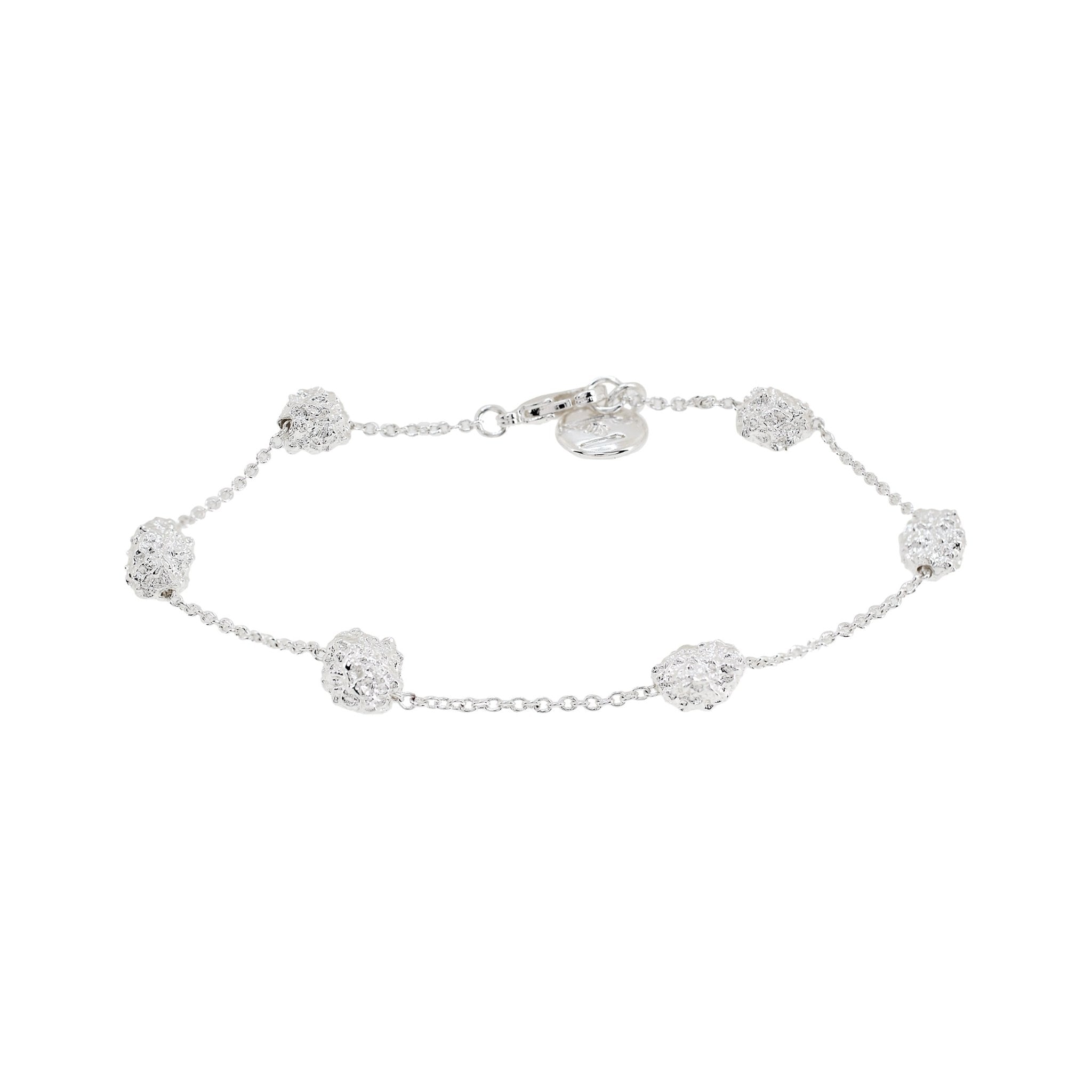 GAIA Mini Silver Nugget Bracelet – SANT LAIA