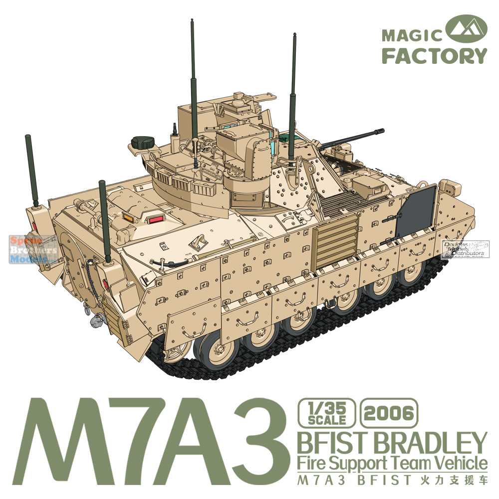 MGF2006 1:35 Magic Factory M7A3 B-FIST Bradley Fire Support Team