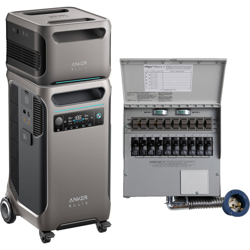 Anker SOLIX F3800 3840Wh 6000W Power Station w/BP3800 Battery