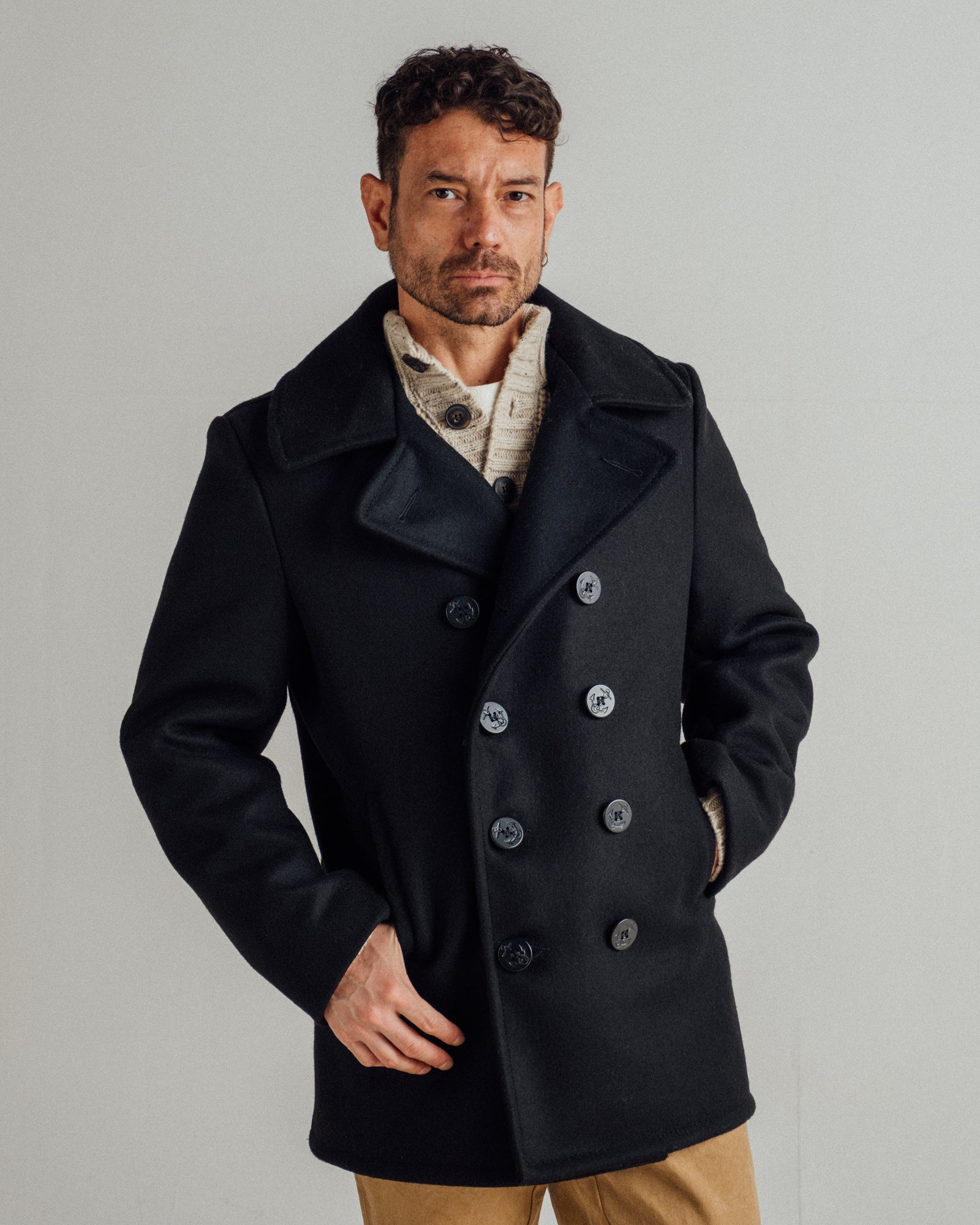 740 | The Original US Navy Peacoat – Schott N.Y.C.