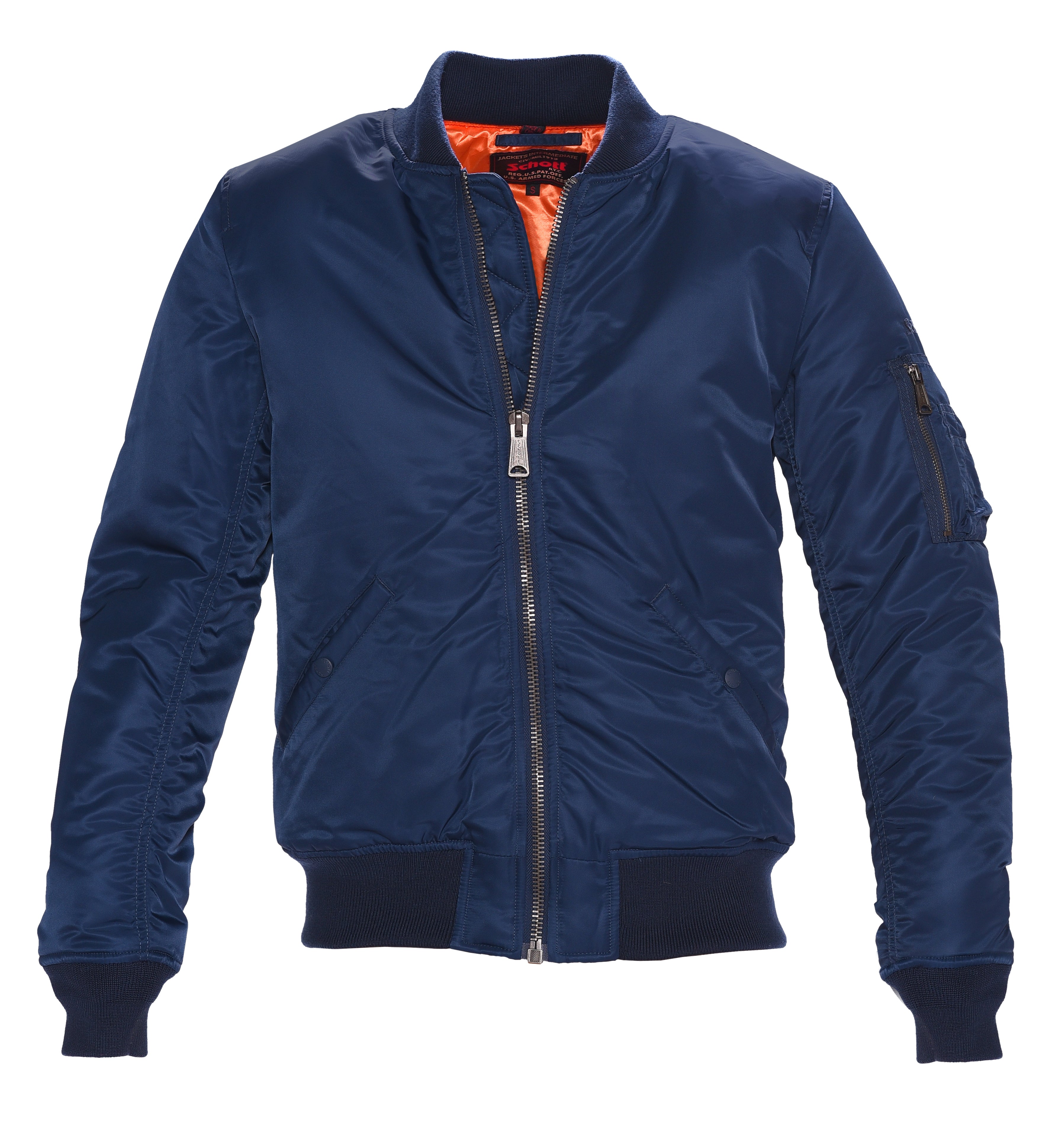 9628 - Men's Nylon Flight Jacket – Schott N.Y.C.