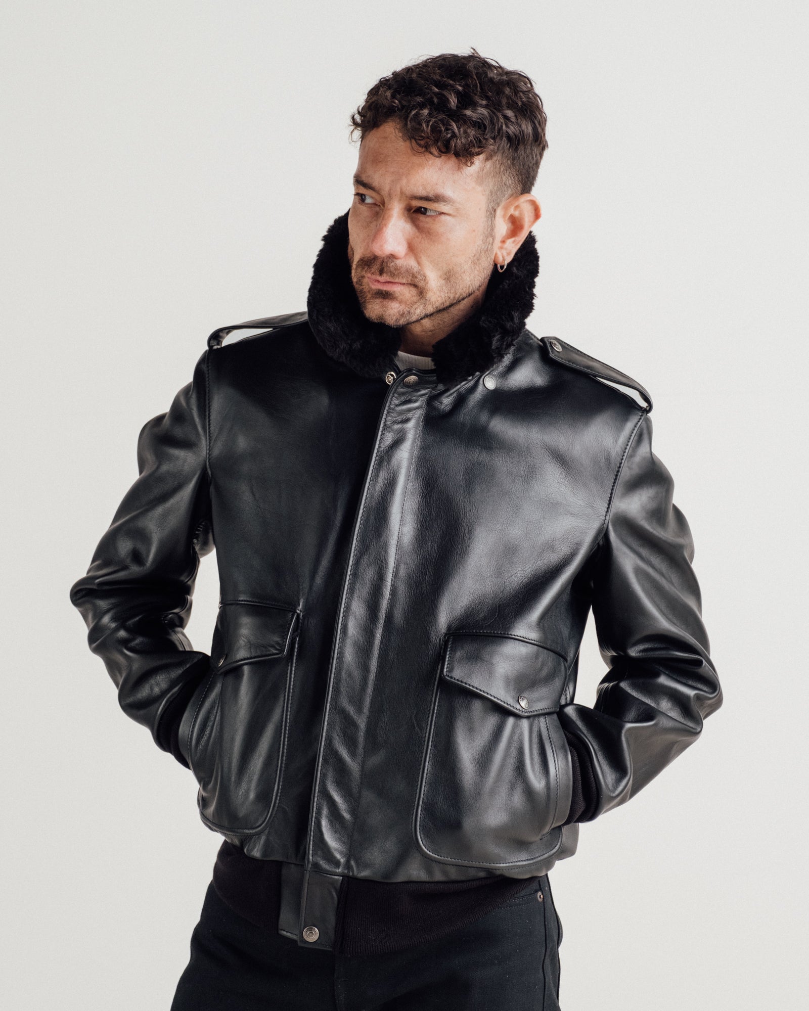 184SM | A-2 Naked Cowhide Leather Flight Jacket – Schott N.Y.C.
