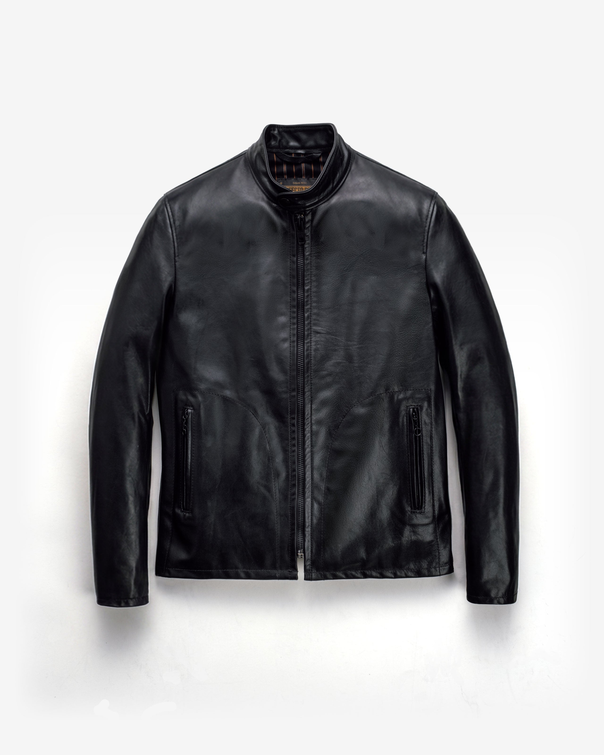 641 | Classic Steerhide Cafe Racer Motorcycle Jacket – Schott N.Y.C.