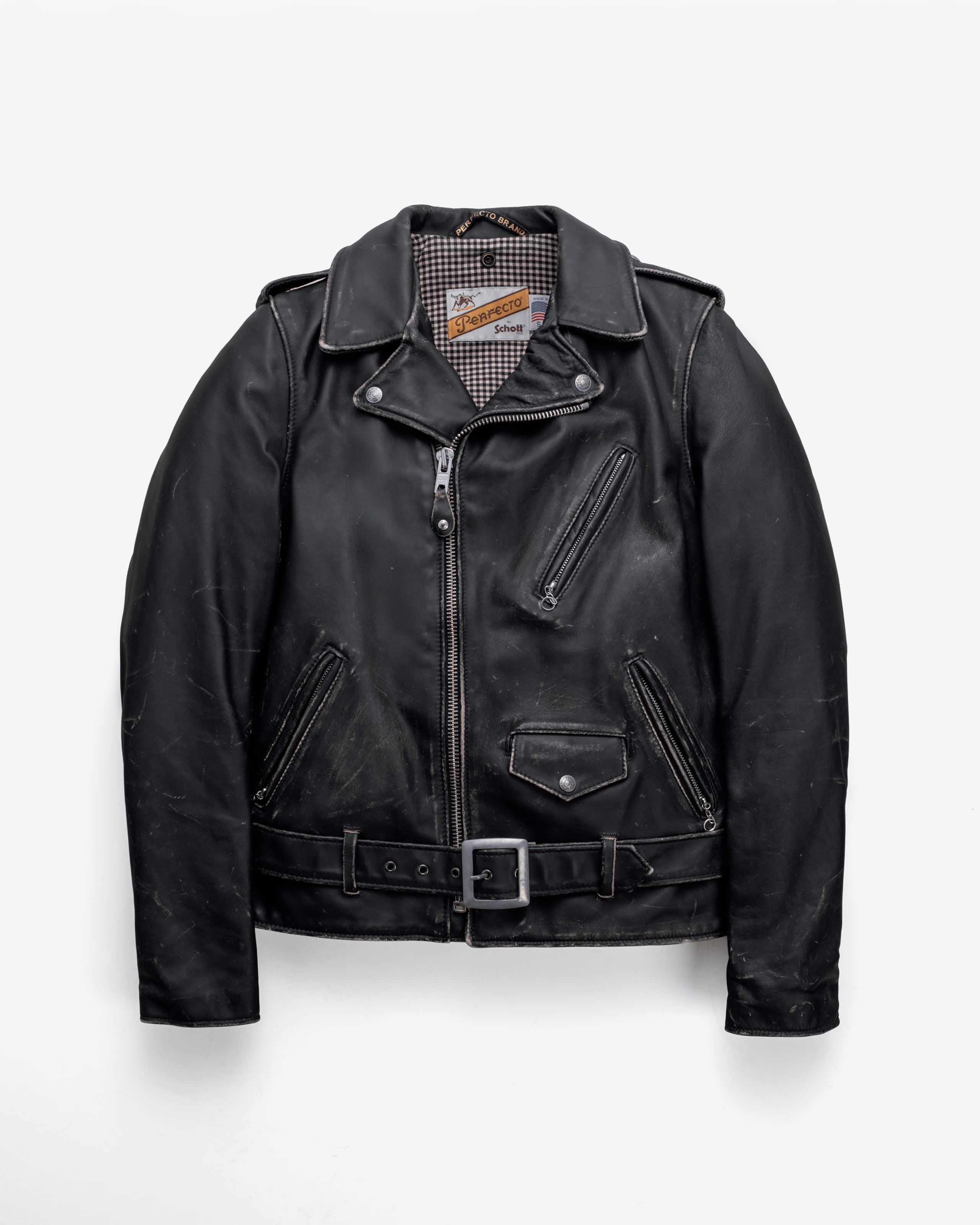 P613S | Horween 'One Star' Cowhide Perfecto® Motorcycle Jacket