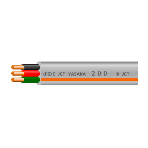 VVF 3C X 1.6mm 200V用(黒・赤・緑) 100m巻: 電線・ケーブル - 蛙屋