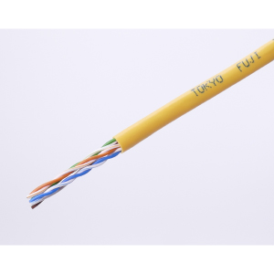 EM-Cat.5e U/UTP 0.5-4P EM-NSEDT 赤 300m巻: 通信ケーブル - 蛙屋