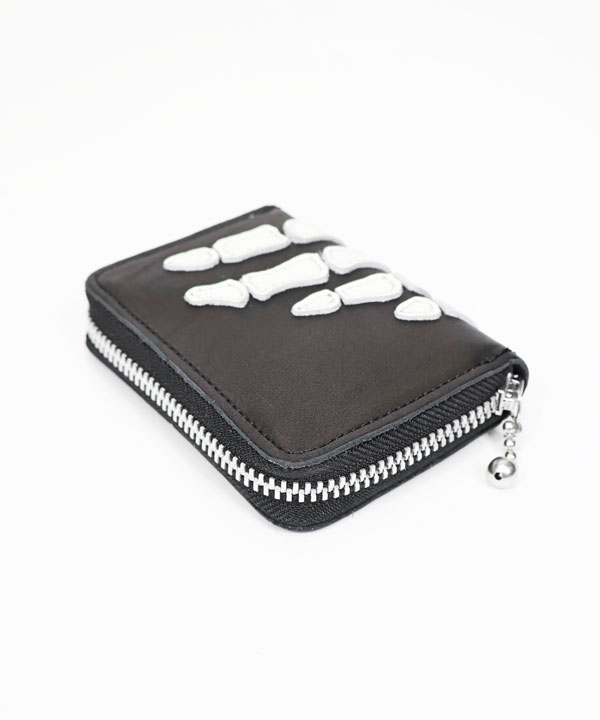KAPITAL キャピタル THUMBS UP BONE HAND ZIP ミニウォレット - SE7EN