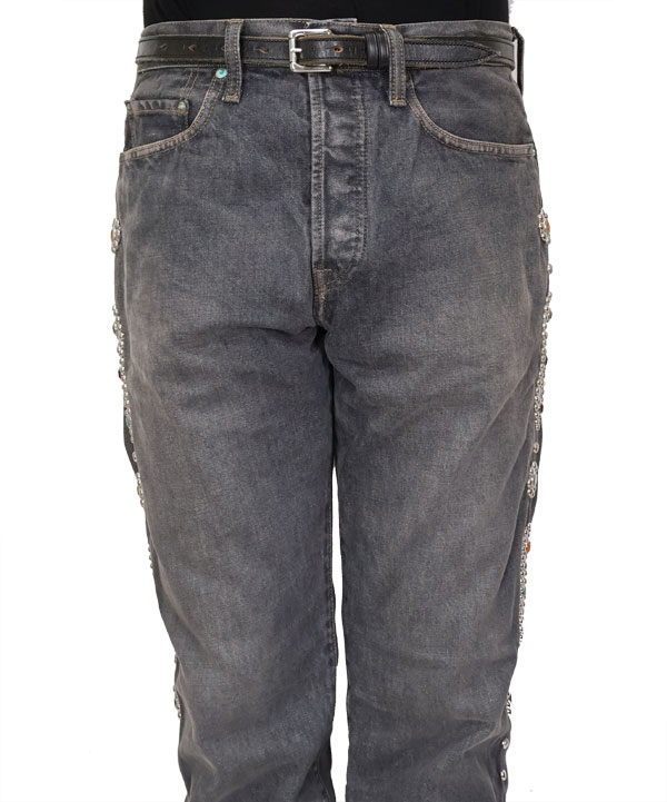 KAPITAL キャピタル 14オンスブラックデニム 5P モンキーCISCO