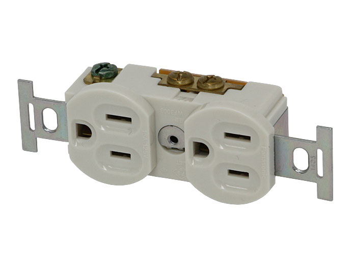 接地15A埋込ダブルコンセント WF シリーズ｜19インチラック｜摂津金属