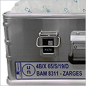 アルミボックスK470 ZRGS シリーズ ZRGS-40846-3｜輸送ケース／ラック