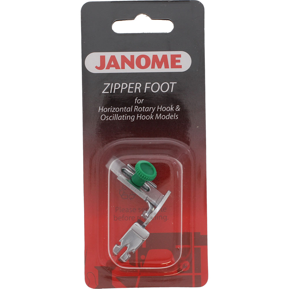 Zipper Foot, Low Shank, Janome #200342003