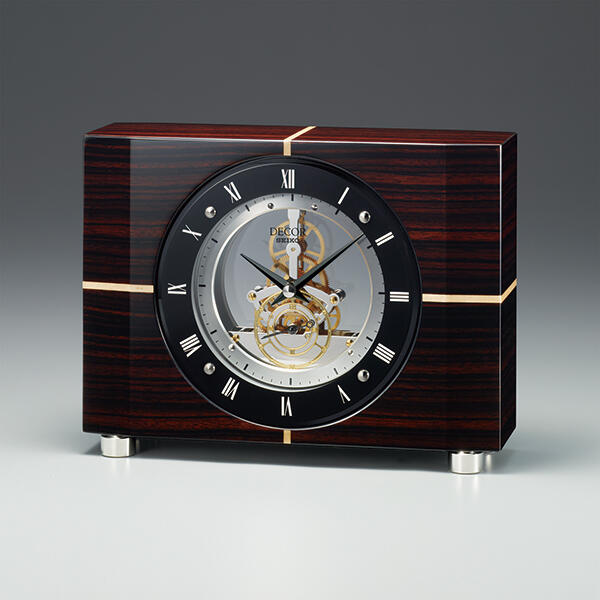 デコールセイコーより銘木ならではの表情を愉しむ置時計が登場