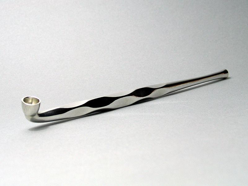 銀製 煙管 キセル 銀細工 アンティーク 重量約39g 銀製 煙管 キセル 銀