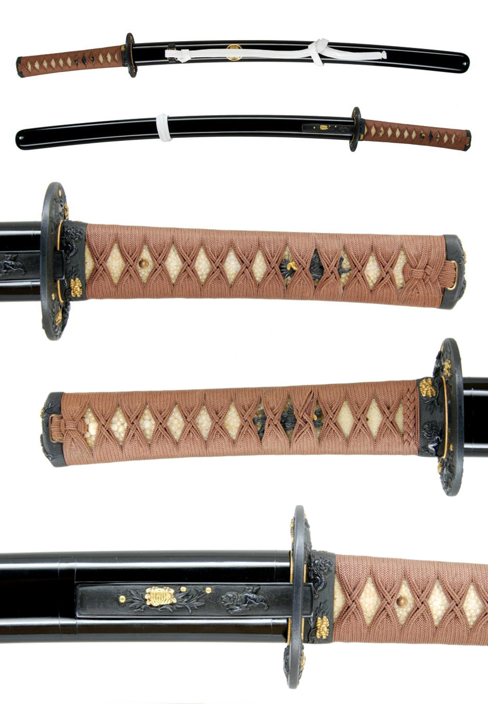 黒呂漆塗鞘脇差拵 (KO-010420)｜刀・日本刀の販売なら日本刀専門店の