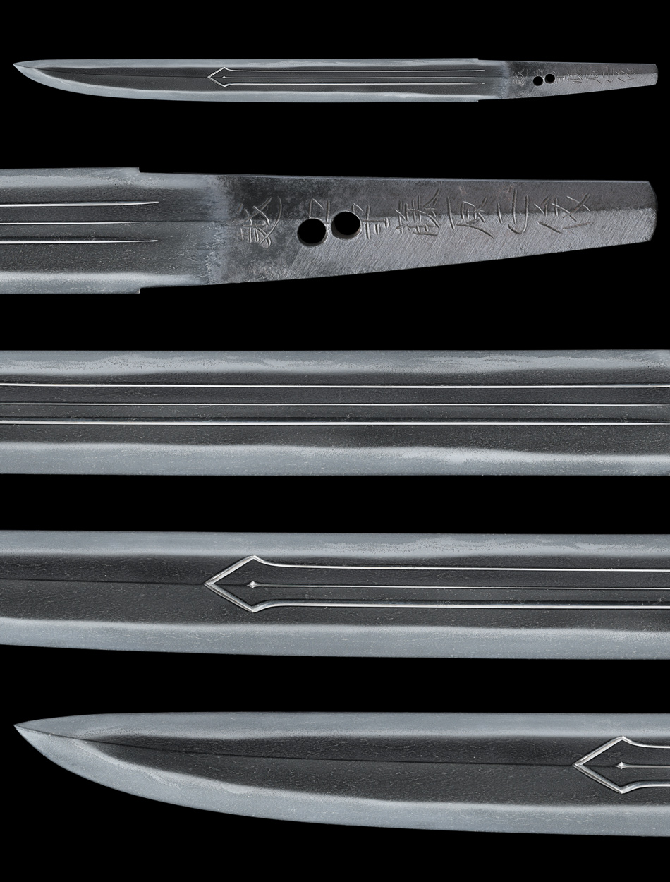 脇差 越中守藤原正俊 附 腰刻黒呂塗鞘脇差拵(WA-070125)｜刀・日本刀の