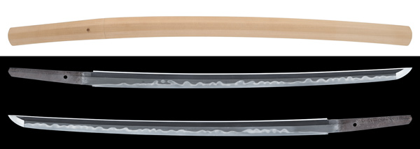 刀 備前国長船住横山祐包作(祐春代銘) 君万歳 安政二年八月日 友成五十