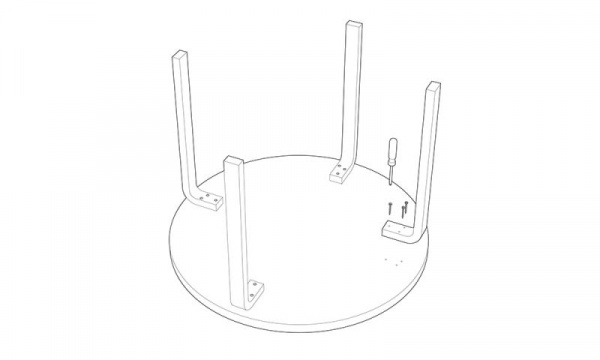 91テーブル φ125cm / ホワイトラミネートArtek（アルテック） | 公式