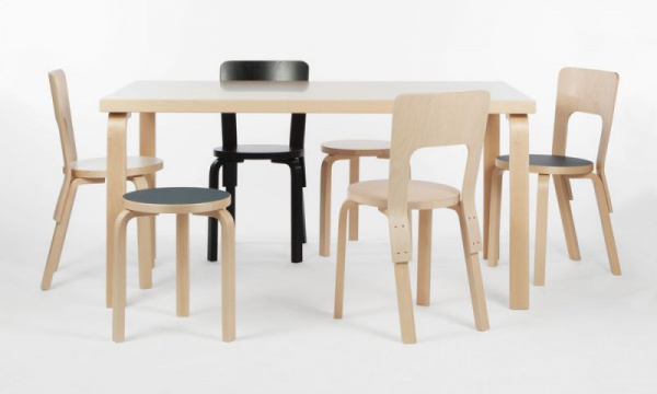 テーブル 82A W150×D85cm / ホワイトラミネートArtek（アルテック