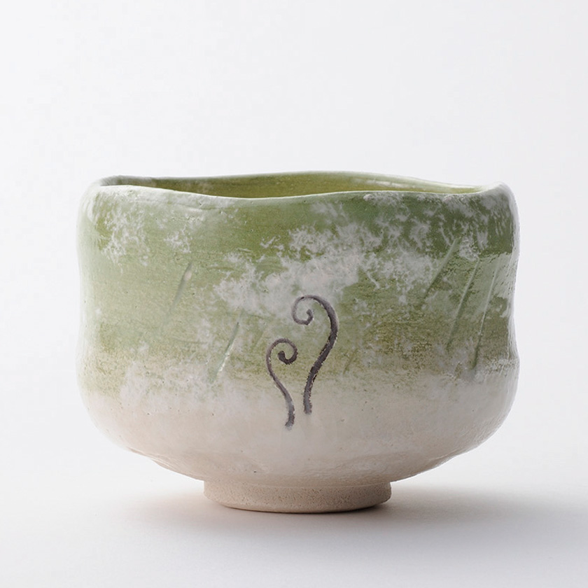 茶道具 抹茶茶碗（まっちゃちゃわん） 季節茶碗 サワラビ 早蕨 吉村 楽