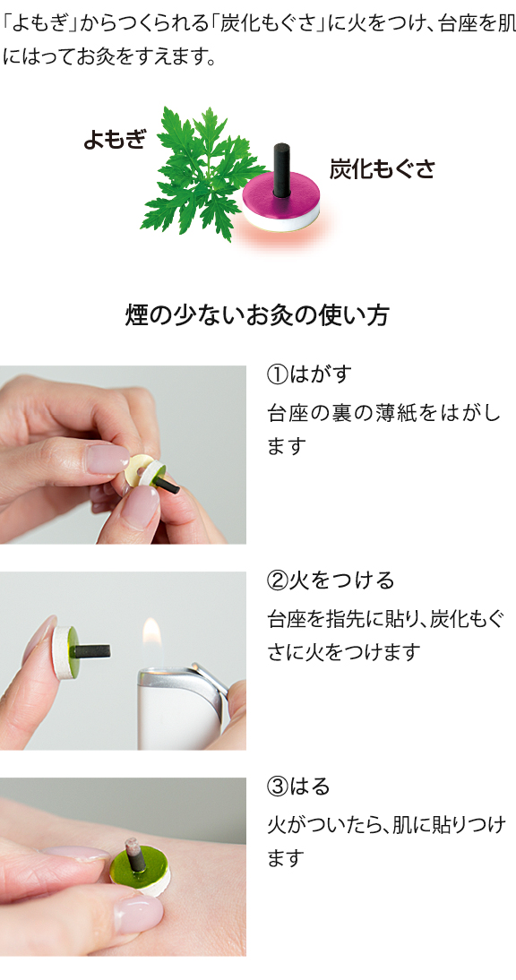 煙の少ないお灸 せんねん灸の奇跡 ハード