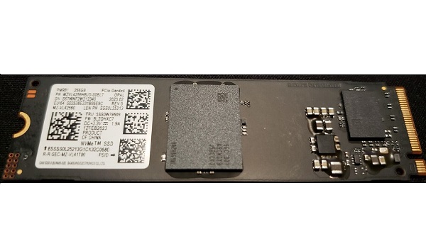 Samsung PM9A1 MZ-VL22560 SSD 256 GB Pci Express 4.0 X4 (NVMe) HPE