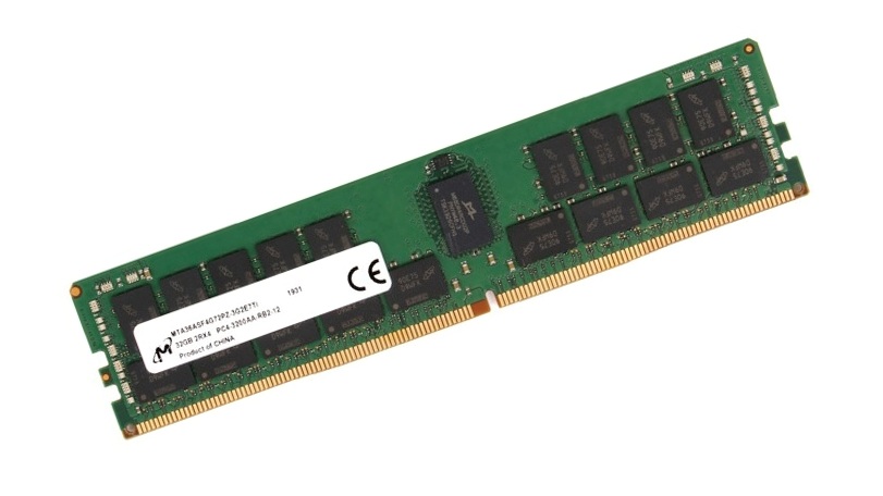 Micron MTA18ASF2G72PDZ-2G9E1 16GB DDR4-2933 ECC RDIMM CL21 Dual