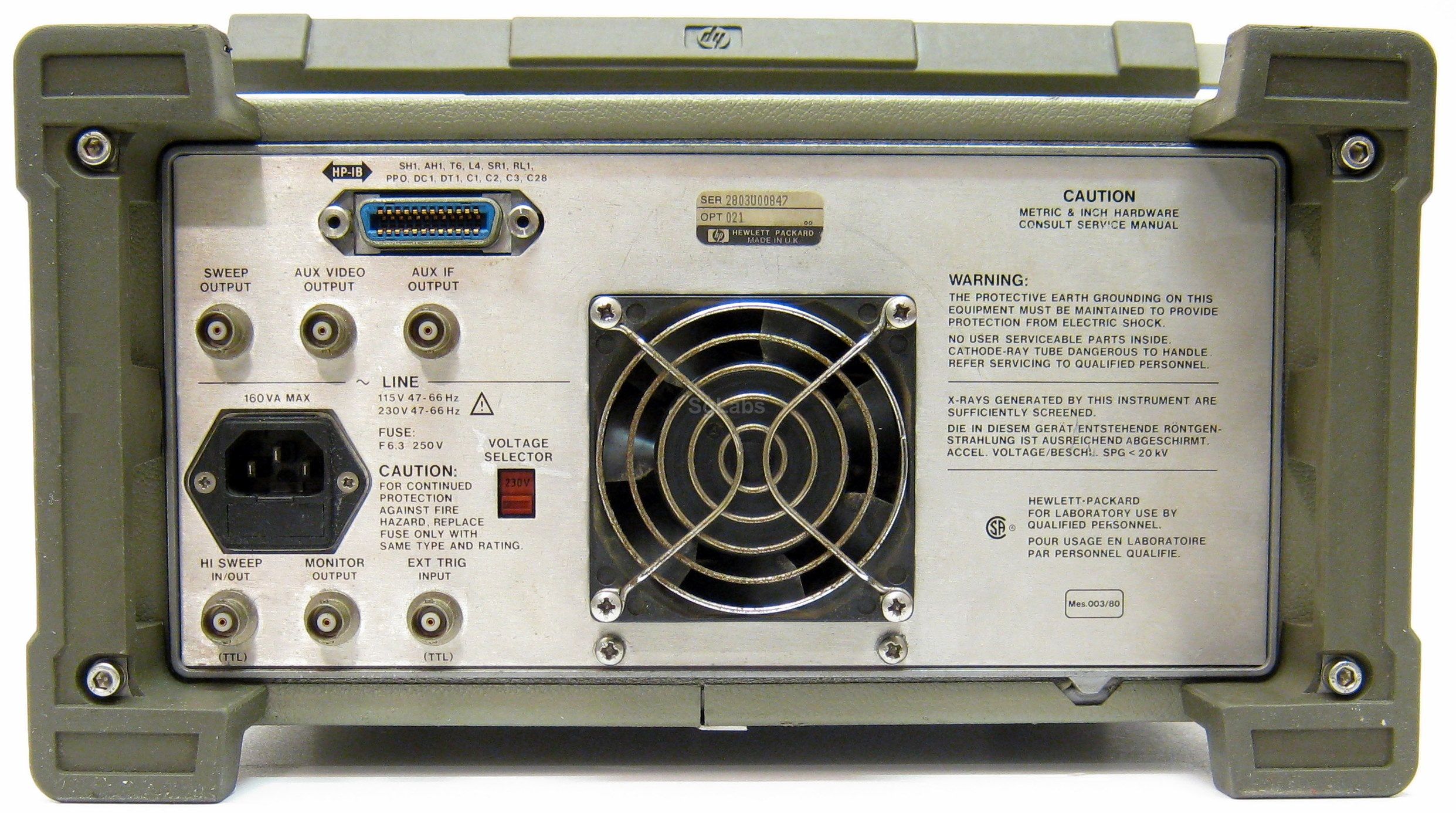 HP Agilent Keysight, 8590A