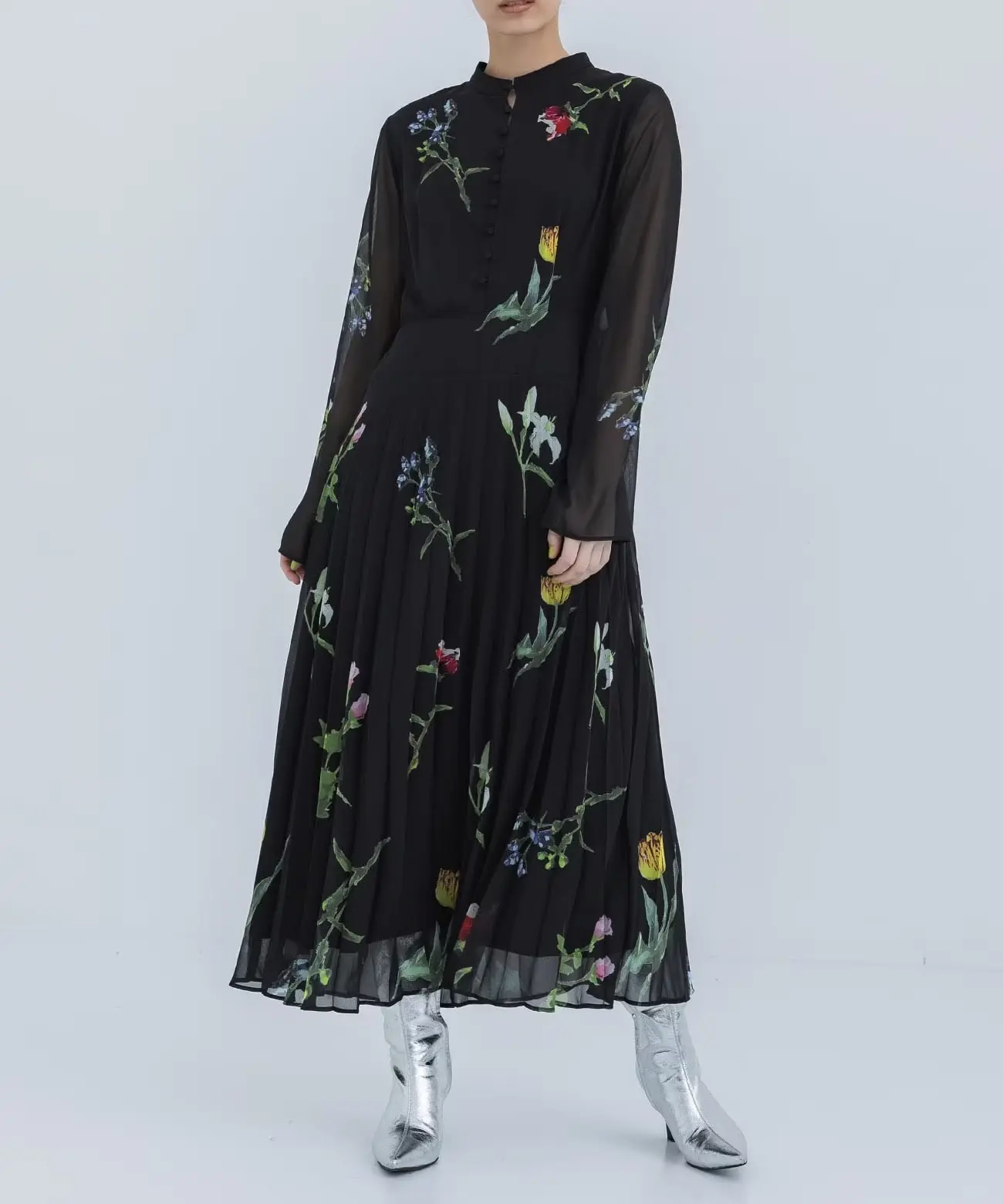 Sサイズ】SOFIA PLEATS DRESS Ameri VINTAGE（アメリヴィンテージ）の