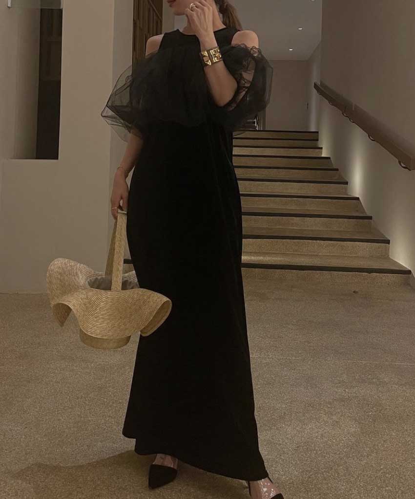 Mサイズ】UND MANY WAY BALLOON VEIL DRESS Ameri VINTAGE（アメリ