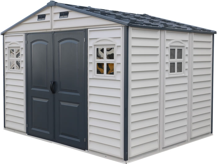 DuraMax Woodside Plus 10.5x8 Vinyl Shed Kit (30227)