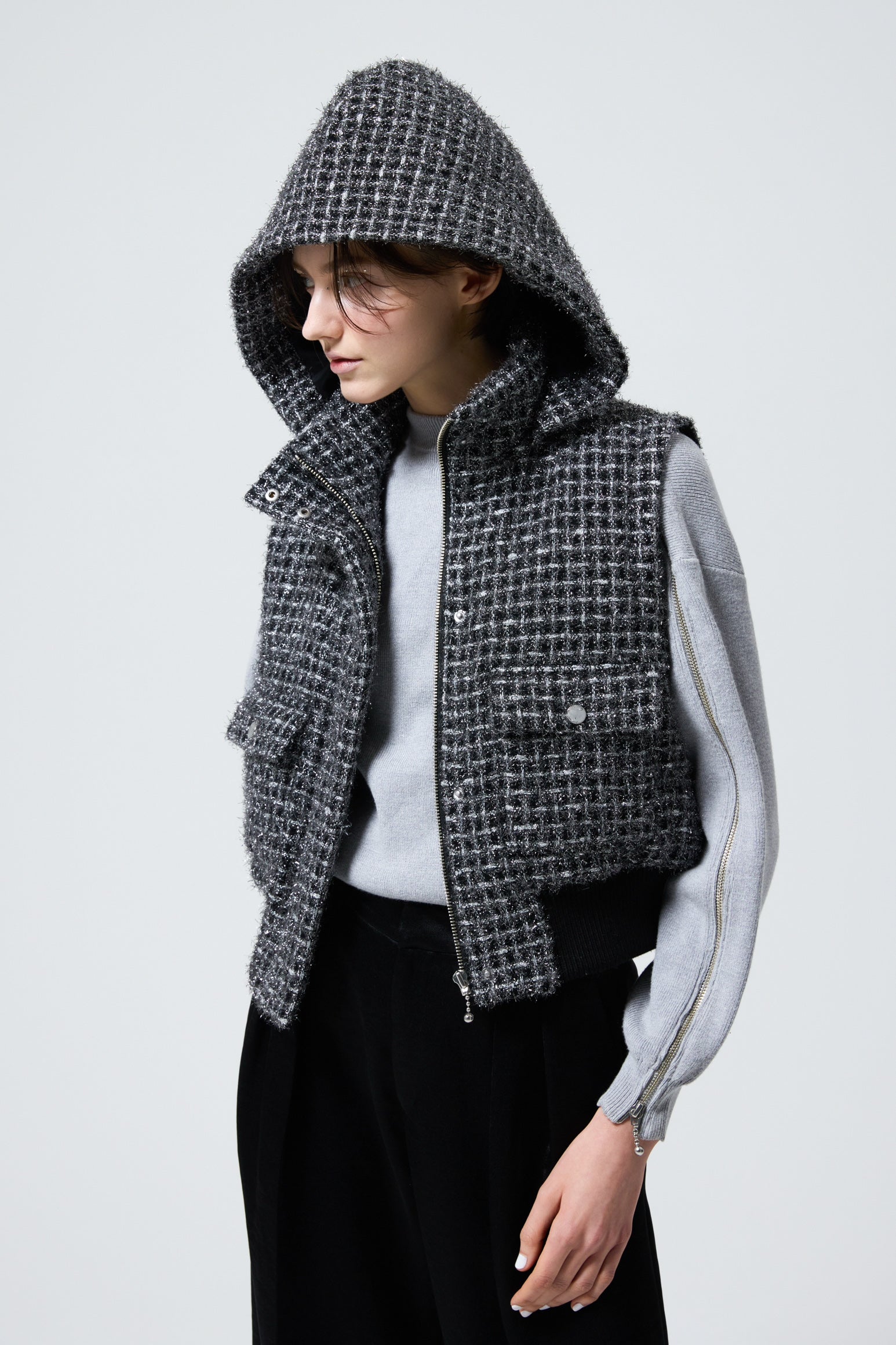 ZIPPER knit – shéller / シェリエ