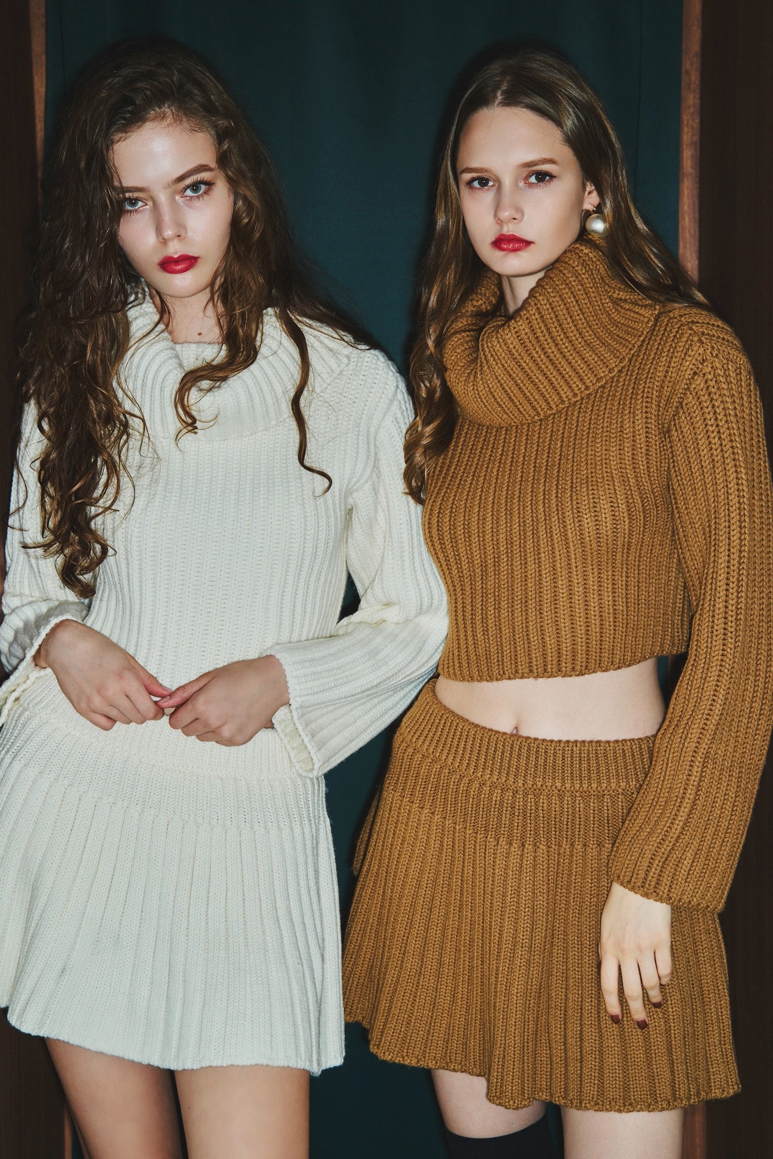 Turtleneck straight sleeve sweater – shéller / シェリエ