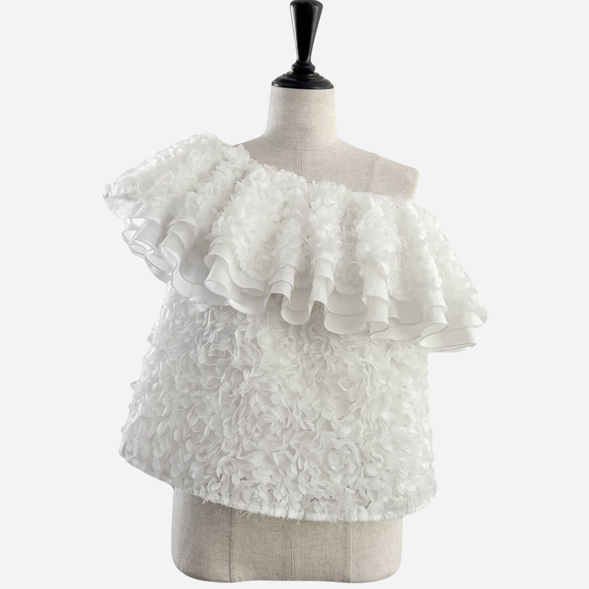3D flower ruffle tops – shéller / シェリエ