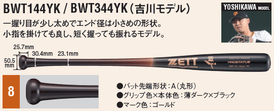 シバスポーツ ゼット 硬式木製バット プロステイタスオーダーシステム