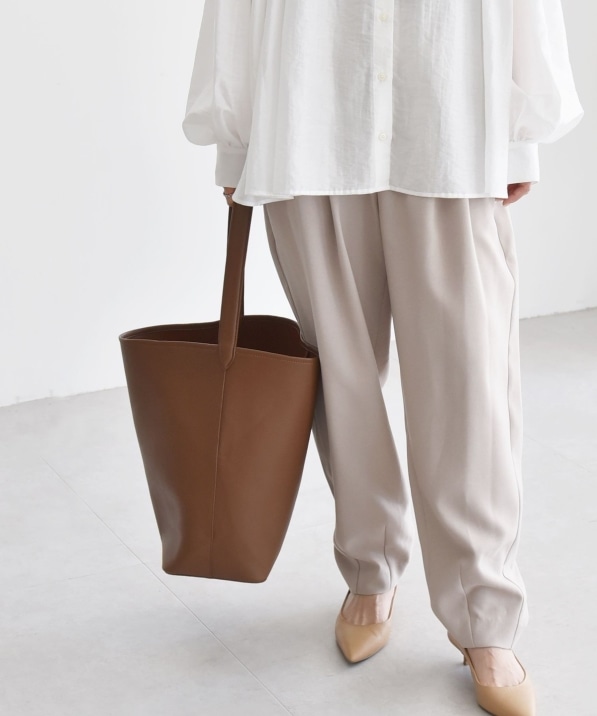 quaranciel: ワンハンドル バケツ トート バッグ（A4対応）｜ SHIPS