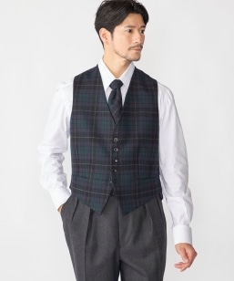 SHIPS: ブラックウォッチ チェック ベスト｜ SHIPS 公式サイト