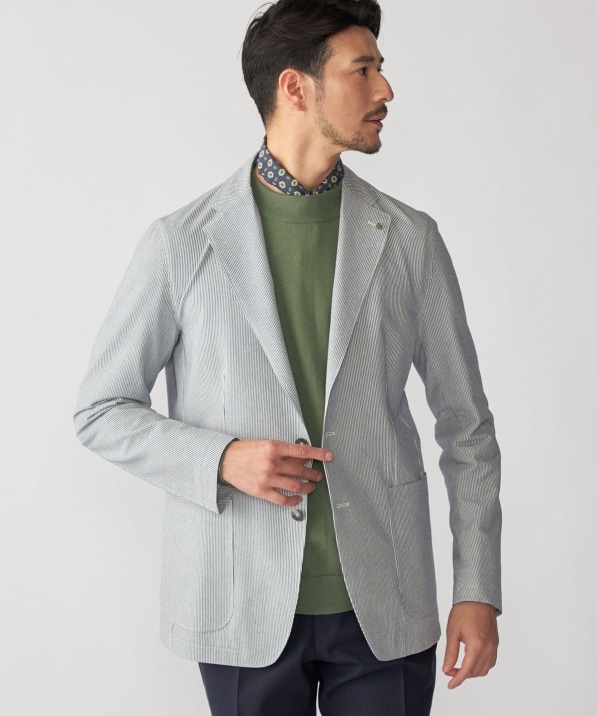 TAGLIATORE: ライト シアサッカー ストライプ ジャケット｜ SHIPS 公式