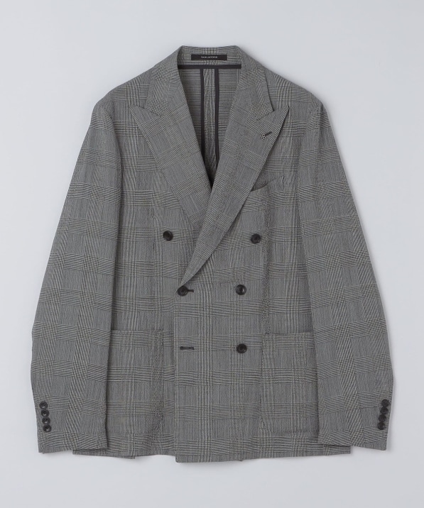 TAGLIATORE: シアサッカー グレンチェック ジャケット(セットアップ