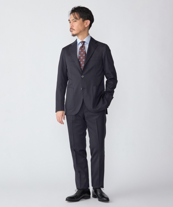 SHIPS: CANONICO ライト アンストラクチャード ストライプ スーツ