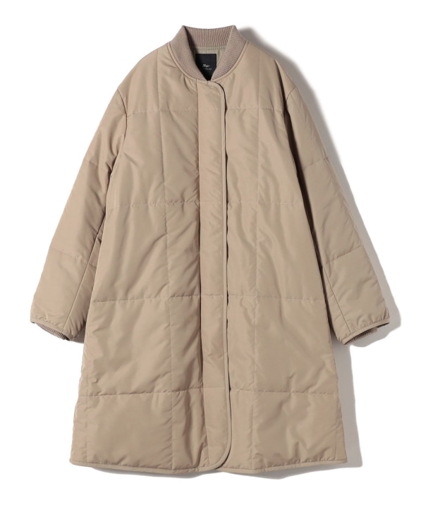 SHIPS Primary Navy Label:中綿 キルト コート｜ SHIPS 公式サイト